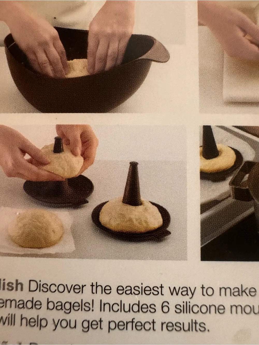 Bagel making kit and chocolate tracing kit
